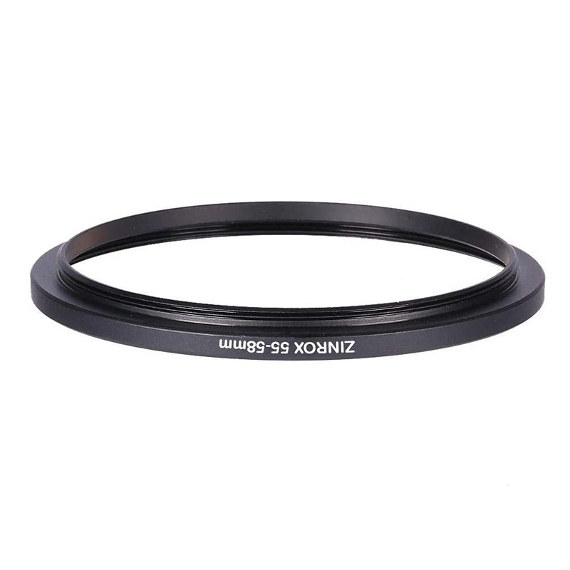 ZINROX® 55-58mm Step Up Lens Filter Adapter Ring, Set of 1 Piece - Size : 55mm to 58mm Stepping Ring - Image 3