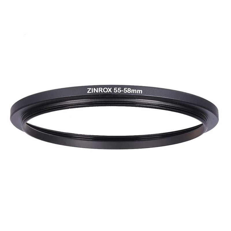 ZINROX® 55-58mm Step Up Lens Filter Adapter Ring, Set of 1 Piece - Size : 55mm to 58mm Stepping Ring - Image 5