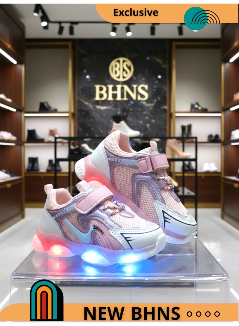 stylish LED Light Up Kids Shoes - Light-Up Shoes for Girls and Boys, Light-Up Shoes for Girls and Boys, Light-Up Shoes for Kids, Sizes 20-25, Light-Up Design, Anti-Slip, Comfortable, Easy to Wear, Kids Shoes, Kids Walking Shoes, Kids Shoes with Light - Image 5