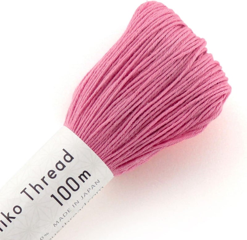 Olympus Sashiko Large Skein 111yds Thread, Pink - Image 1