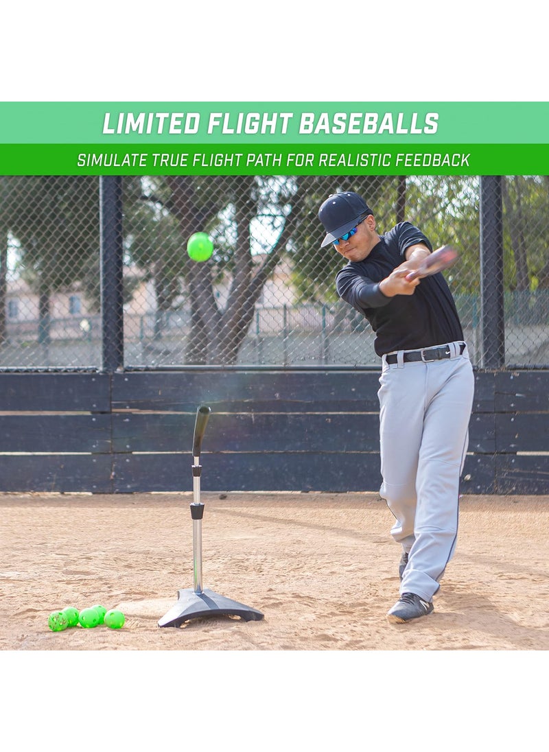GoSports GoSports 12 Pack Limited Flight Training Balls  Choose Baseball or Softball  Regulation Size  - Image 2