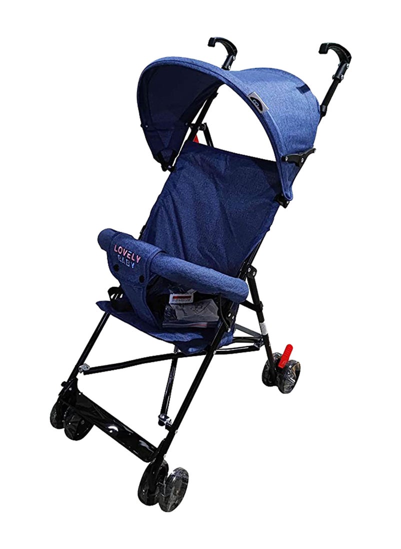 Lovely Baby عربة أطفال لوفلي بيبي خفيفة الوزن LB610A باللون الأزرق  - Image 1