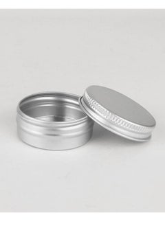 WU Aluminum Tin Jars, Cosmetic Sample Metal Tins Empty Container Bulk, Round Pot Screw Cap Lid, Small Ounce for Candle, Lip Balm, Salve, Make Up, Eye Shadow, Powder (12 Pack.5Oz/15ml)  - Image 3