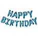 KALOR Dark Blue Happy Birthday Balloons Banner Reusable Balloons - Image 3
