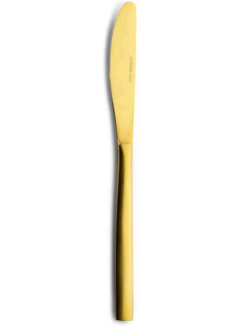 Comas BCN Dessert Knife,  Stainless Steel, Gold - Image 1