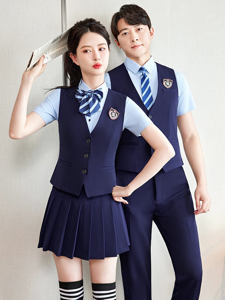 Class Uniform College Style Junior High School Student Graduation School Uniform Suit Senior High School Student Graduation Season Chorus Recitation Performance Costume - Image 4