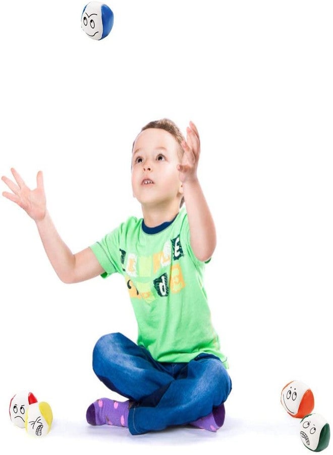 B bangcool 15PCS Kids Juggling Ball Interactive Cartoon Expression Play Ball Juggle Ball for Juggling Games Party Favors - Image 4