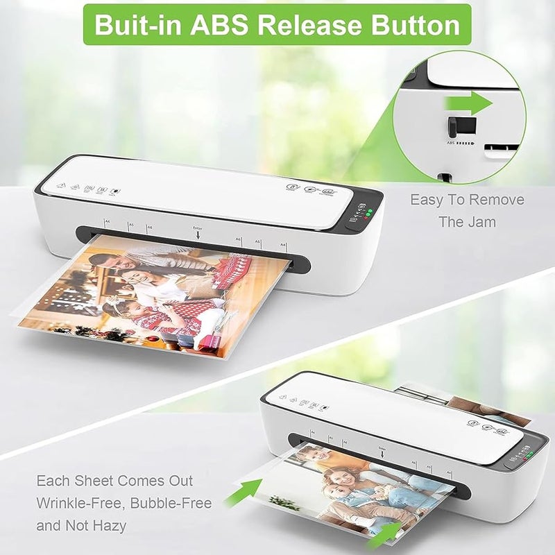 Wisoquftbp8yag69 11 A4 Thermal Laminator Machine with 12 Sheets Hot and Cold Modes for Home School Office - Image 5