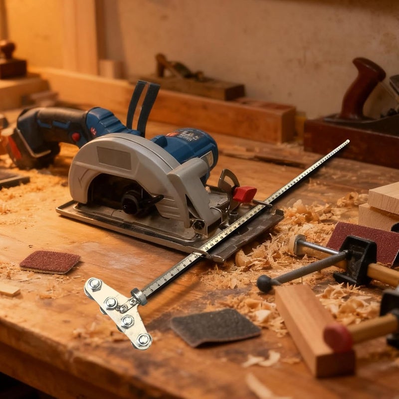 Four Axis Calipers Measuring Tool Adjustable Wood Cutting Guide Positioning Ruler - Image 3