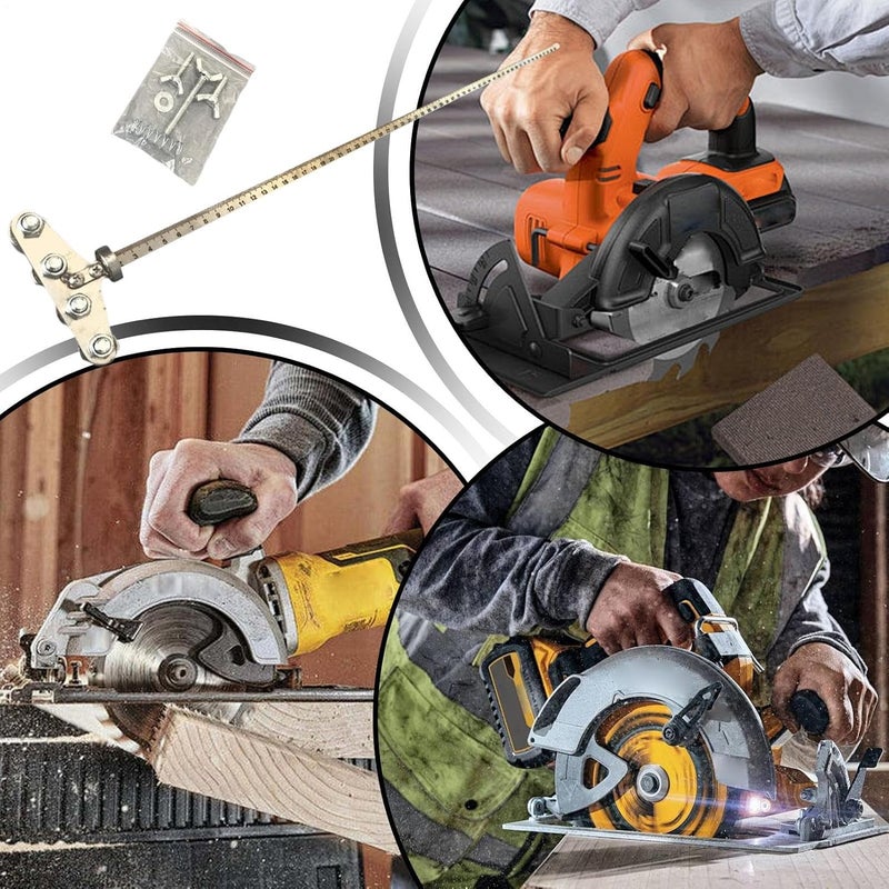 Four Axis Calipers Measuring Tool Adjustable Wood Cutting Guide Positioning Ruler - Image 5