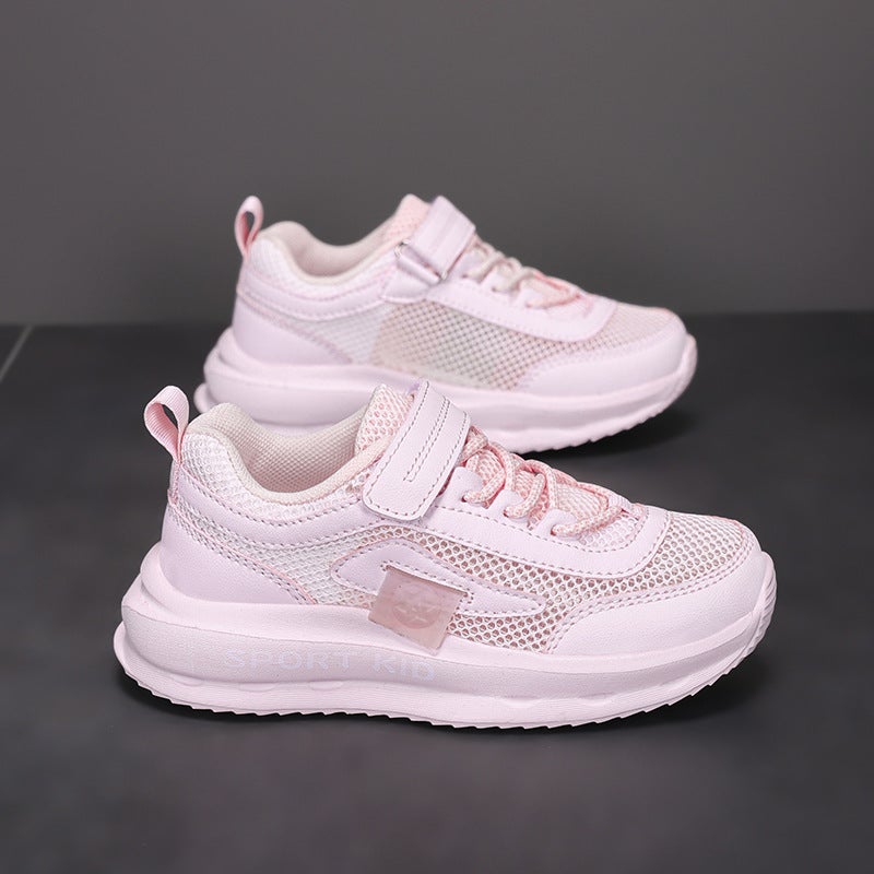 Mesh Sneakers Lightweight Flexible Sole Walking Shoes For Kids Indoor And Outdoor Activities - Image 1