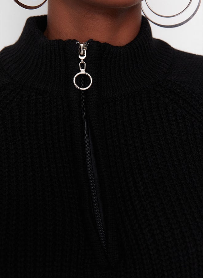 trendyol Sweater - Black - Regular - Image 4