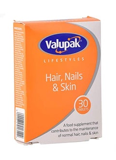VALUPAK VALUPAK HAIR NAILS SKIN 30TABLETS 