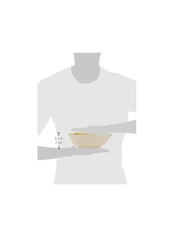 S-TOP 8.5-Inch Ware Super Rays Serving Bowl - Portable, Lightweight Breakfast Cereal Dessert Serving Bowl | Dishwasher & Microwave Free | Ideal For Rice, Pasta, Desserts & More (Orange) - Image 3