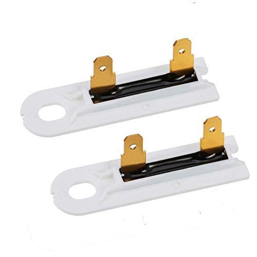 YMDparts 2025 UPDATED - 3392519 Dryer Thermal Fuse Thermofuse Replacement Part Compatible for Whirlpool, Kenmore, KitchenAid, Roper,Admiral, Estate, Inglis, Crosley, Maytag, Amana, Magic Chef- PACK OF 2 - Image 1