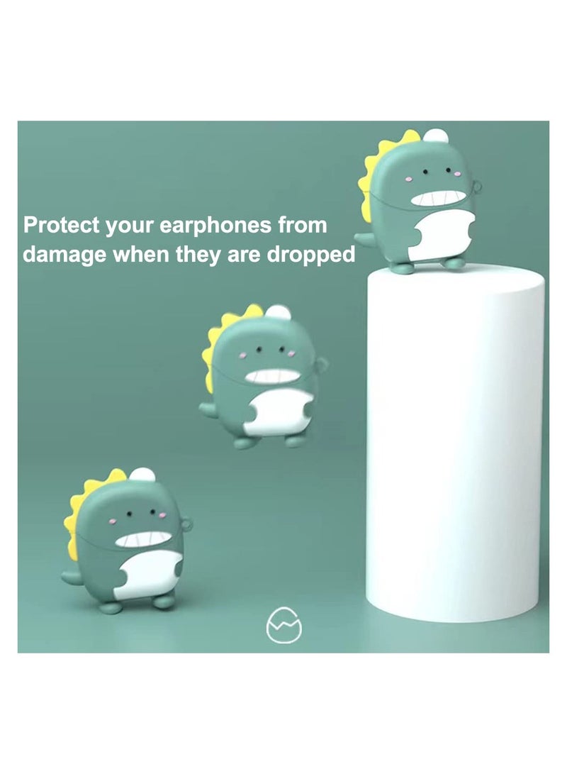 Excefore Silicone Case Compatible with Huawei Freebuds 5, Cute Funny Cartoon Shockproof Soft Silica Gel Cover Protective Cases, Wireless Earbuds Shell with Anti-Lost Carabiner - Image 5
