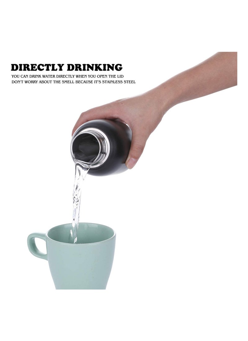 Excefore - 280ML Mini Thermal Mug Leak Proof Vacuum Flasks Travel Thermos Stainless Steel Drink Water Bottle Small Thermos Cups for Indoor and Outdoor - Image 1