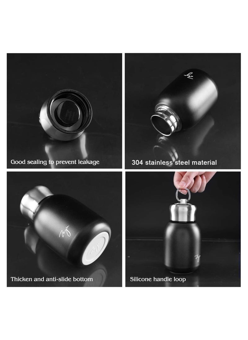 Excefore - 280ML Mini Thermal Mug Leak Proof Vacuum Flasks Travel Thermos Stainless Steel Drink Water Bottle Small Thermos Cups for Indoor and Outdoor - Image 1