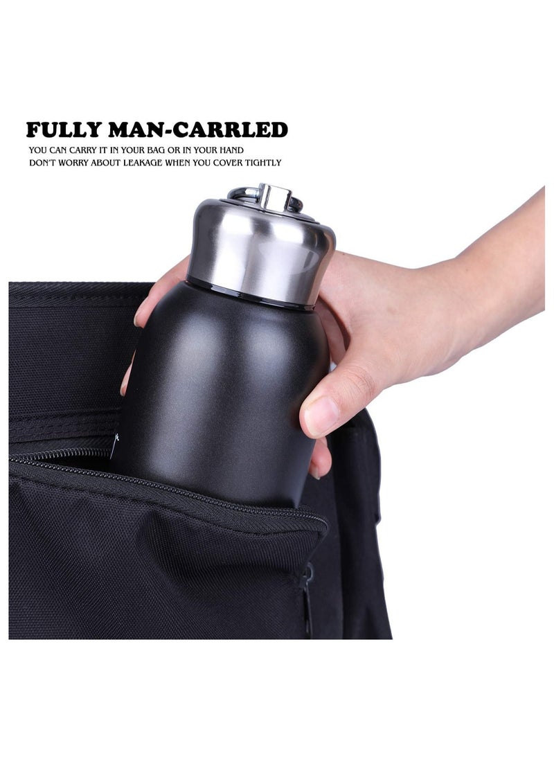 Excefore - 280ML Mini Thermal Mug Leak Proof Vacuum Flasks Travel Thermos Stainless Steel Drink Water Bottle Small Thermos Cups for Indoor and Outdoor - Image 1