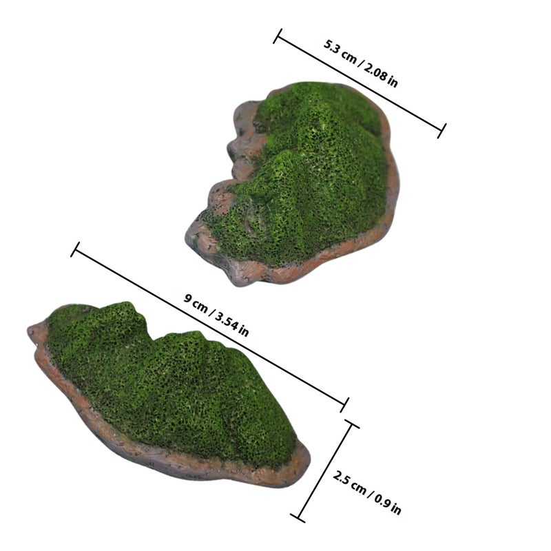 Floating Aquarium Decor, Realistic Miniature Island Sculpture for Creative Landscapes - Image 2