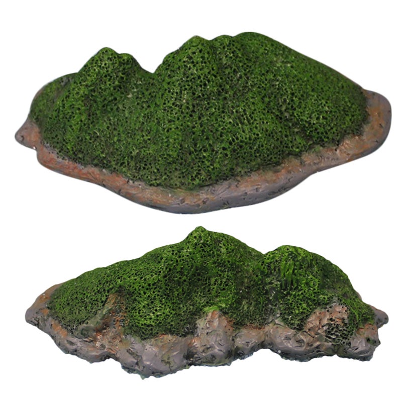 Floating Aquarium Decor, Realistic Miniature Island Sculpture for Creative Landscapes - Image 4