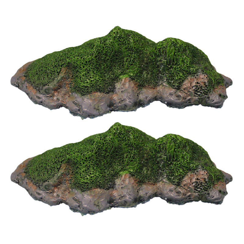 Floating Aquarium Decor, Realistic Miniature Island Sculpture for Creative Landscapes - Image 1
