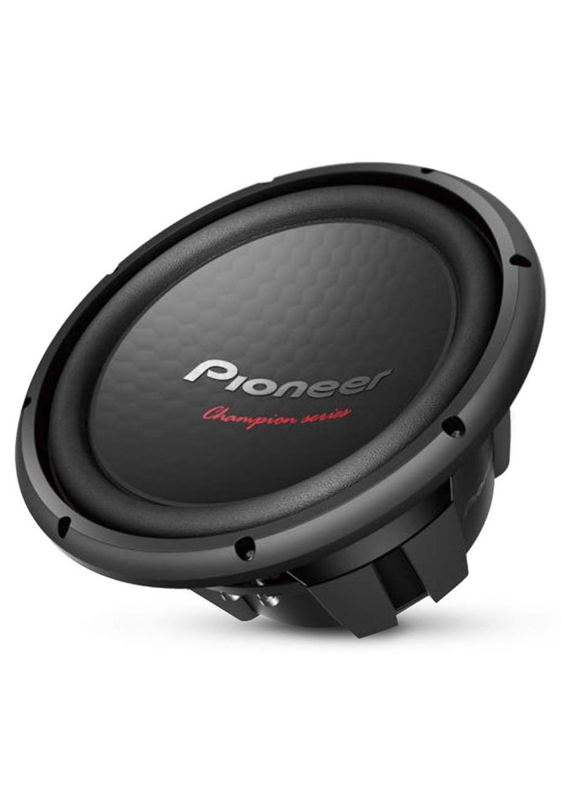 بايونير مضخم صوت سيارة بايونير TS-W312S4، ١٢ بوصة، بملف صوتي واحد، مقاوم ٤ أوم | ٥٠٠ واط RMS، ١٦٠٠ واط طاقة قصوى - Image 1