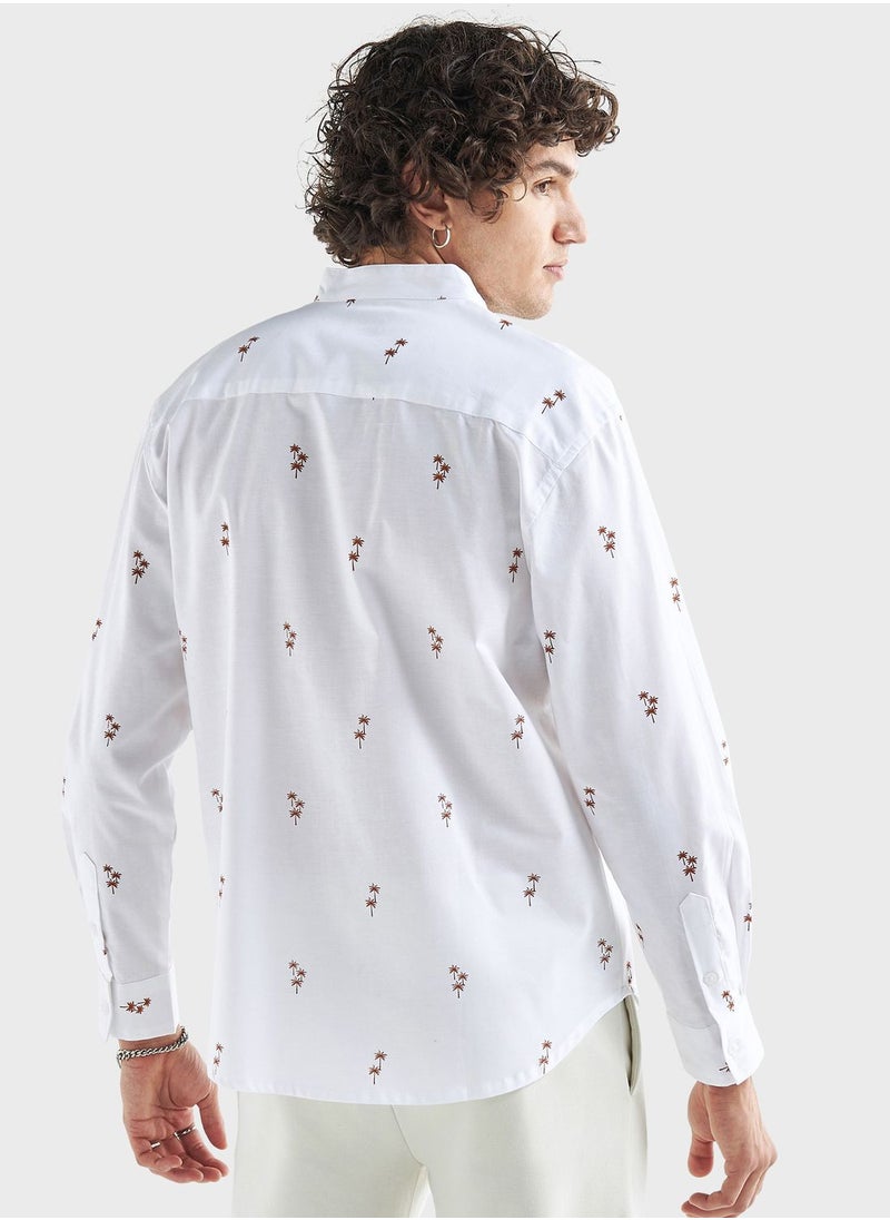 FAV Floral Print Relaxed Fit Shirt  - Image 2