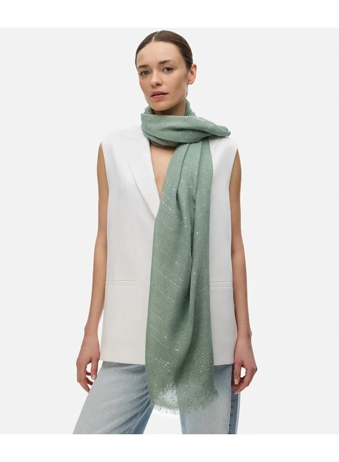 Ipekyol Sequin Embellished Shawl