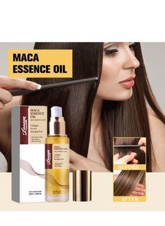 LUNOON Moroccan Argan Oil for Hair Healing Cold Pressed Weightless Argan Oil Hair Serum for Dry Damaged Hair 50ml  - Image 4