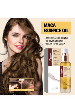 LUNOON Moroccan Argan Oil for Hair Healing Cold Pressed Weightless Argan Oil Hair Serum for Dry Damaged Hair 50ml  - Image 2