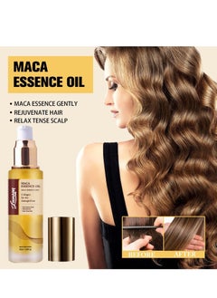 LUNOON Moroccan Argan Oil for Hair Healing Cold Pressed Weightless Argan Oil Hair Serum for Dry Damaged Hair 50ml  - Image 3