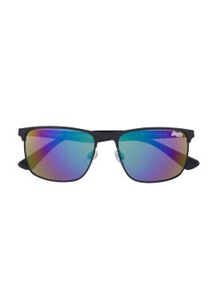 Superdry ACE Full-Rim Rectangular Metal UV Protection Sunglasses - Black  - Image 2
