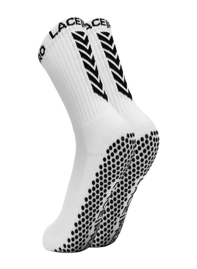 LACE|PRO Grip Socks Soccer Anti Slip Athletic Socks for Men Women Soccer Grip Socks Men and Women Athletic Socks for Football US 9-14 Size - Image 1