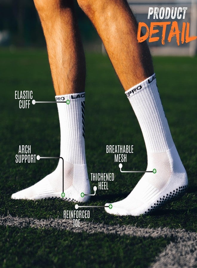 LACE|PRO Grip Socks Soccer Anti Slip Athletic Socks for Men Women Soccer Grip Socks Men and Women Athletic Socks for Football US 9-14 Size - Image 4