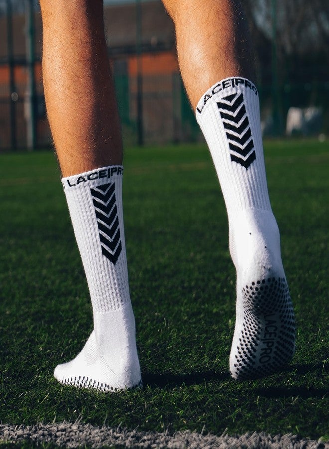 LACE|PRO Grip Socks Soccer Anti Slip Athletic Socks for Men Women Soccer Grip Socks Men and Women Athletic Socks for Football US 9-14 Size - Image 2