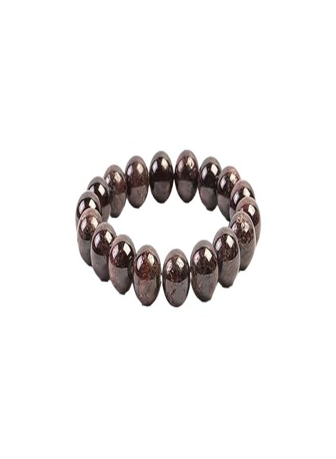 ARE - Aeora Rocks : Garnet Bead Bracelet For Chakra Balancing, Inner Peace, and Abundance - for Men and Women (Size-8mm) - Image 1
