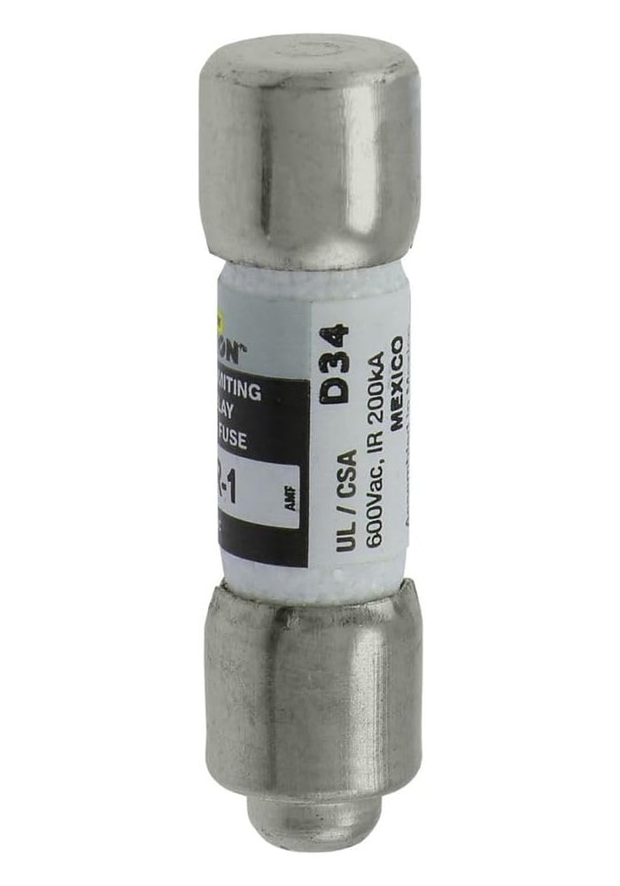 Bussmann FNQ-R-1 Class CC Time-Delay Fuse - 600V AC, 1A - Image 2