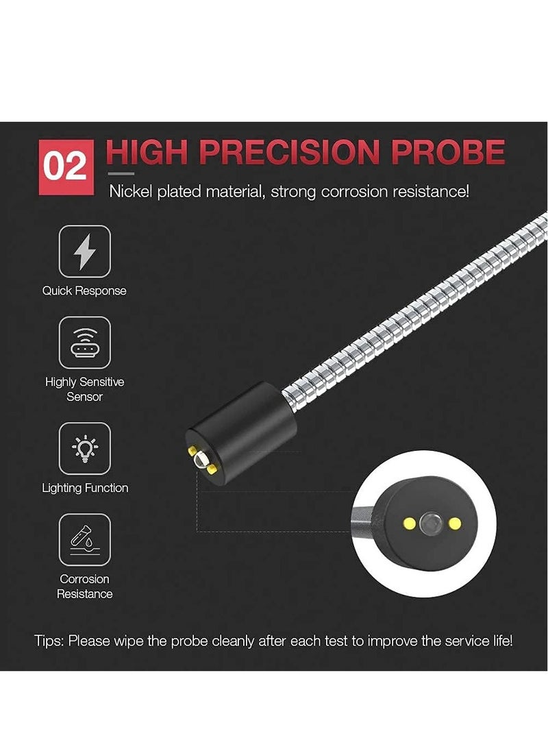 kingbolen - Brake Fluid Tester, Auto Brake Diagnostic Testing Tool，Oil Moisture Analyzer with 9 LED Indicators for DOT3/DOT4/DOT5.1 Brake Fluid(BF100) - Image 1