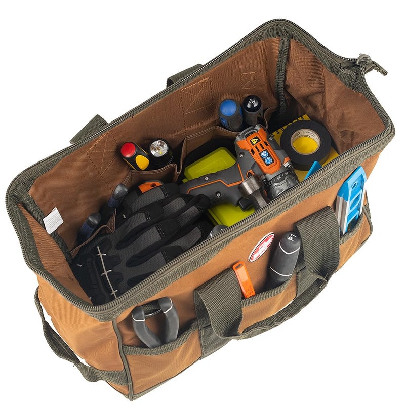 Bucket Boss Gatemouth 16 Tool Bag in Brown, 60016, 15 liters(Brown) - Image 3