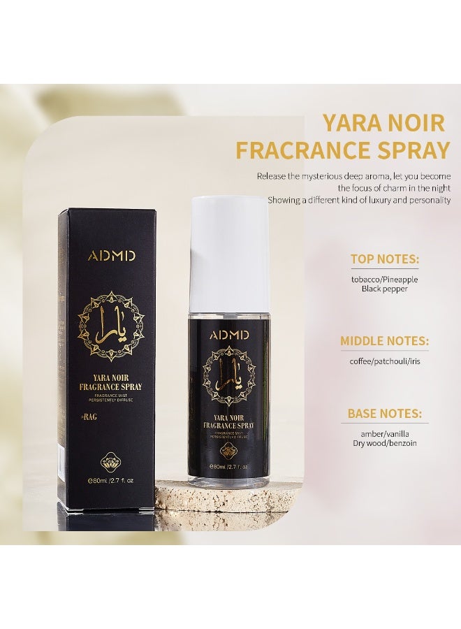 أ.د.م.د.م.د ADMD عطر العطر غير الكحول رذاذ -yara noir - Image 1