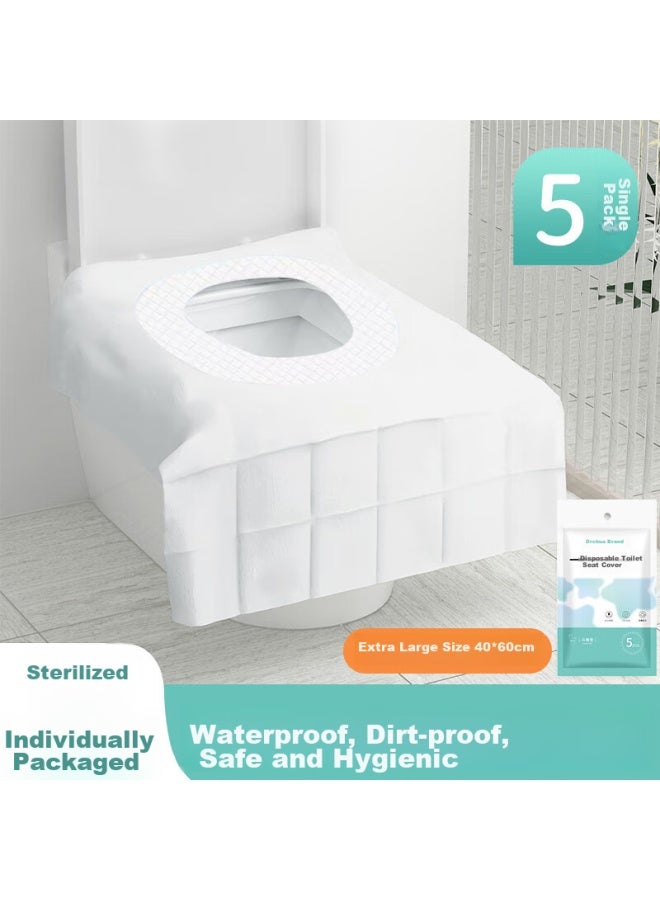 DR.CHU Dr.chu Disposable Toilet Seat Cover, Full Coverage, Travel Accessory, For Pregnant Women And Postpartum Use, Thickened, For Travel, Hotel Stays, And Special Use - Image 1