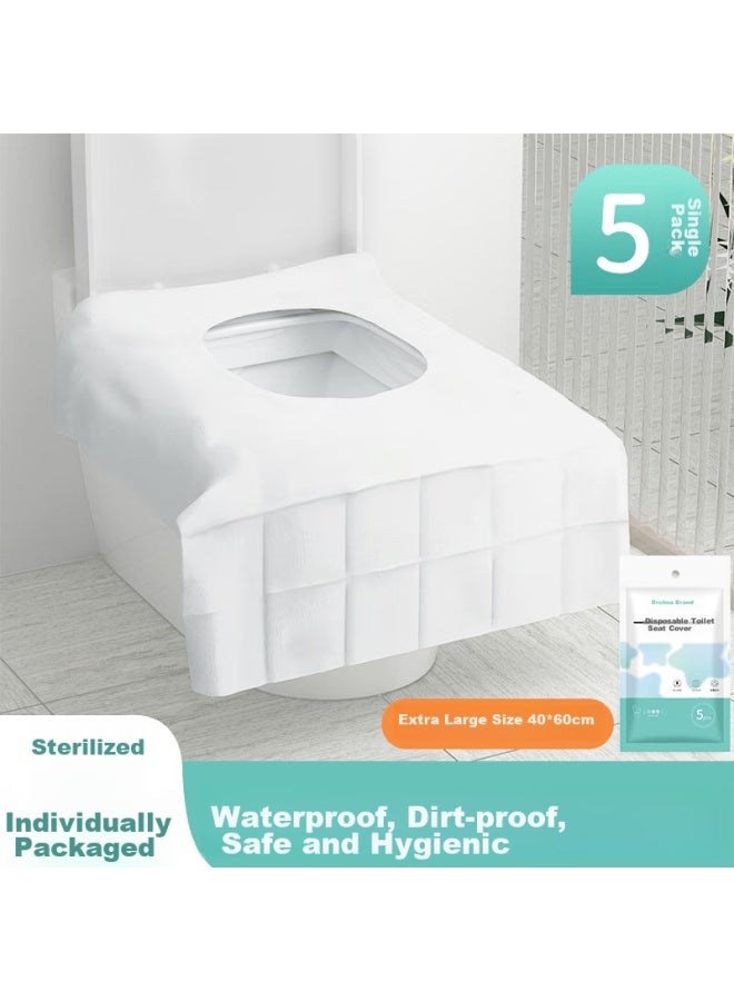 DR.CHU Dr.chu Disposable Toilet Seat Cover, Full Coverage, Travel Accessory, For Pregnant Women And Postpartum Use, Thickened, For Travel, Hotel Stays, And Special Use - Image 5