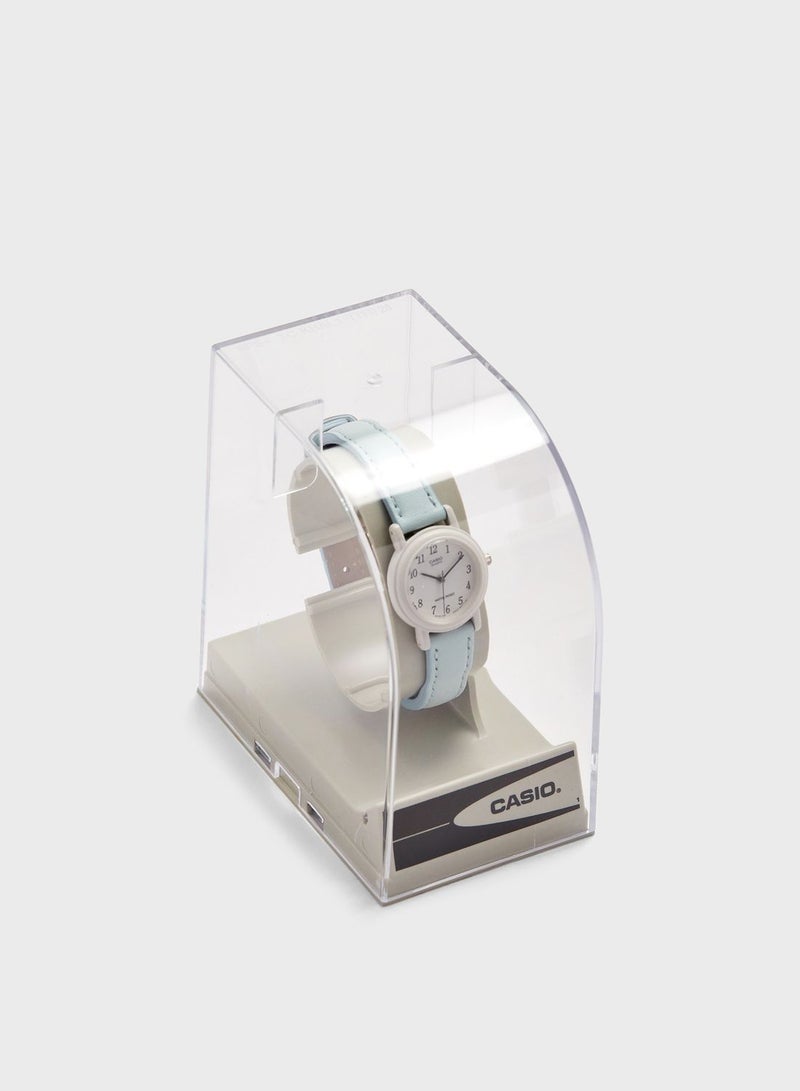 CASIO Leather Strap Analog Watch - Image 4