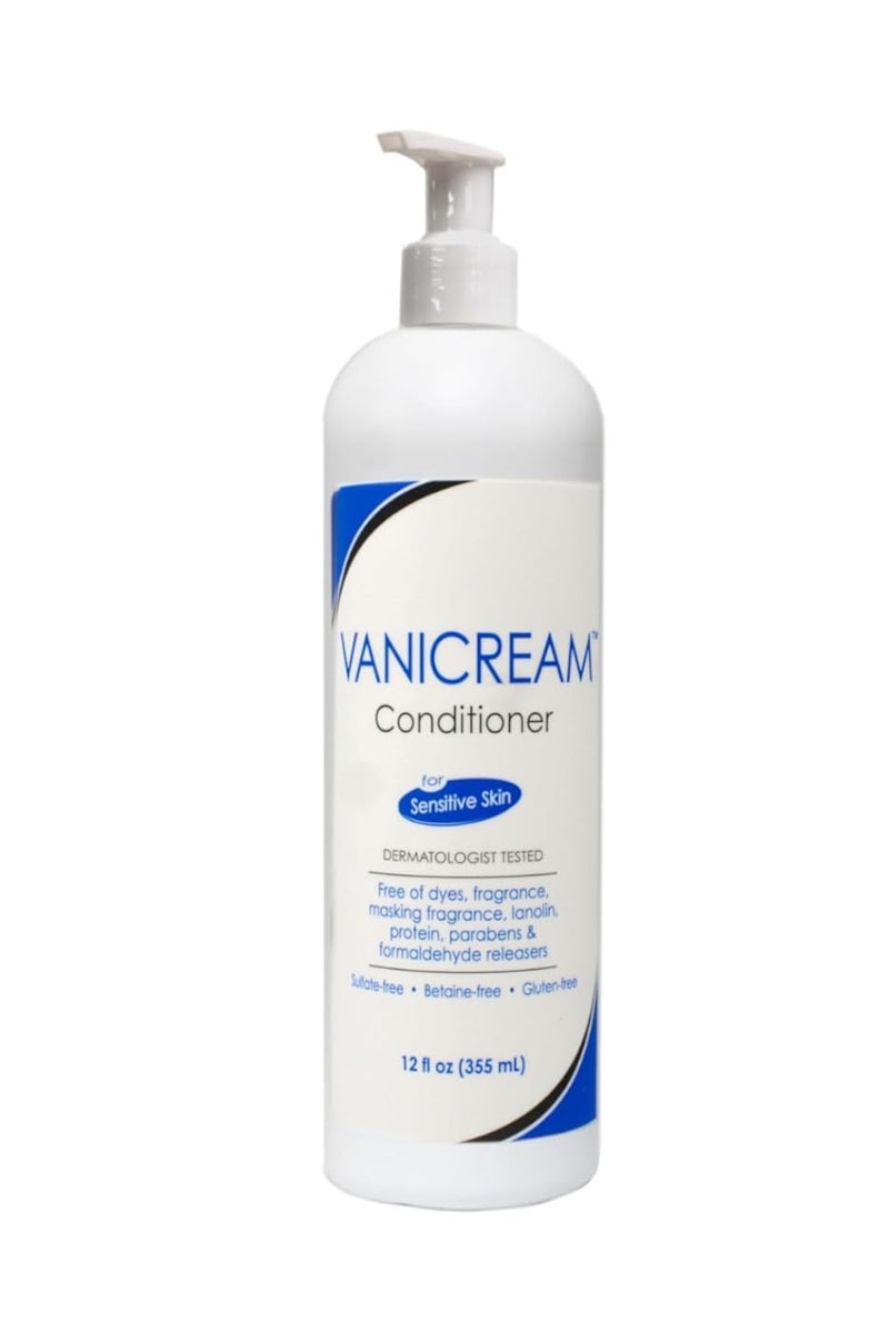 فانيكريم بلسم فانيكريم للبشرة الحساسة 355 مل | تركيبة خفيفة ومتوازنة الحموضة فعالة لجميع أنواع الشعر وفروة الرأس الحساسة - خالية من العطور واللانولين والبارابين. - Image 1