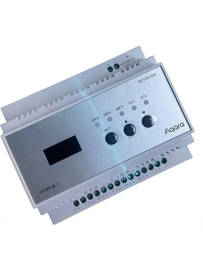 أكارا وحدة تحكم Aqara VRF T1 الإصدار العالمي - جهاز تحكم ذكي بتقنية Zigbee لأنظمة التكييف والتهوية، متوافق مع Daikin وMitsubishi وLG وPanasonic وغيرها - Image 3