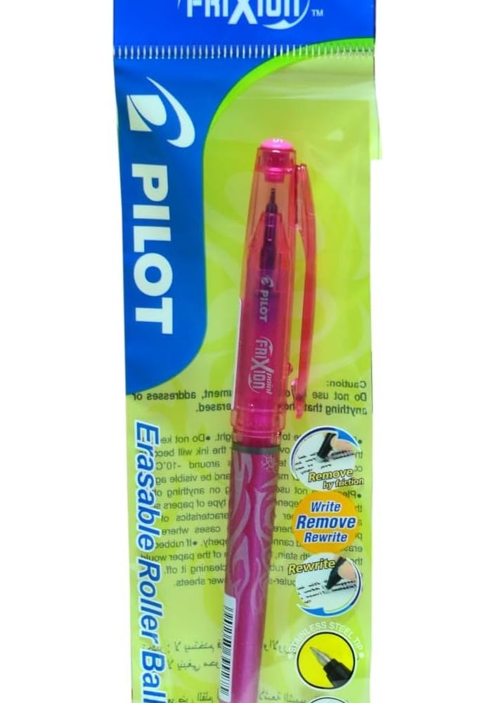 Pilot Frixion Erasable Roller Ball Pen, 0.7 mm Tip Size, Pink - Image 2