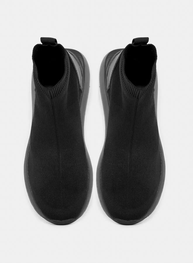 Styli Active Knit Sock Slip On Sneakers