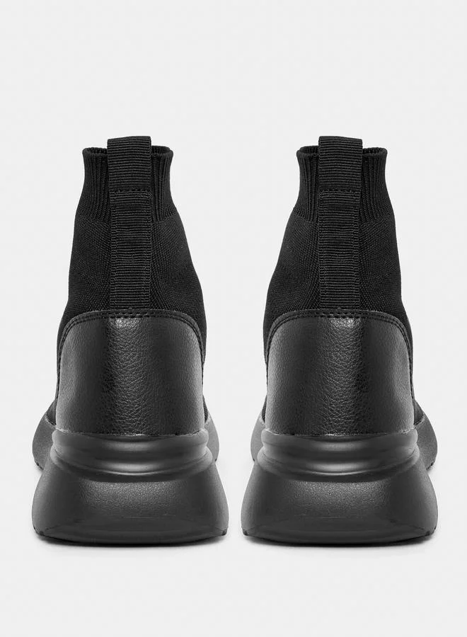 Styli Active Knit Sock Slip On Sneakers