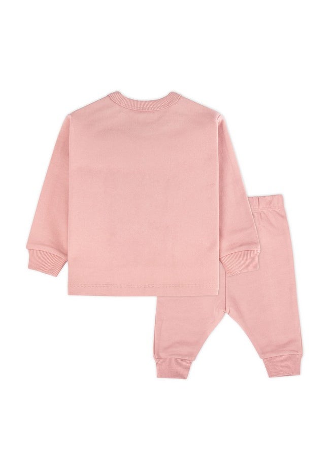 Ariel ARIEL Cotton Fleece Clothing Sets for Boys & Girls - Unisex Winter Clothing Sets Full Sleeve T-Shirt & Pant  - Image 2